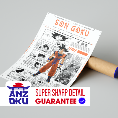 Goku Manga Poster