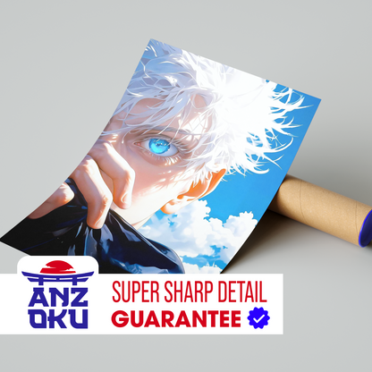 Satoru Gojo Eyes Poster