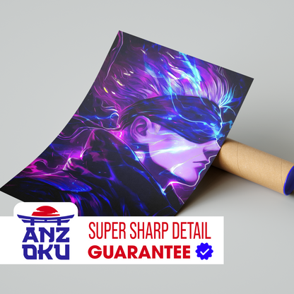 Gojo One Fire Poster