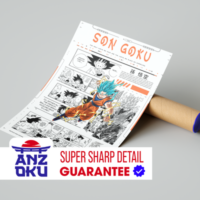 SSGS Goku Manga Poster