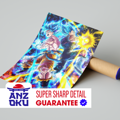 Super Saiyan Duo Poster
