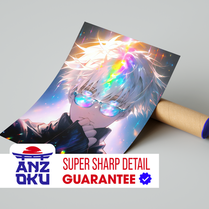 Limitless Holo Gojo Poster