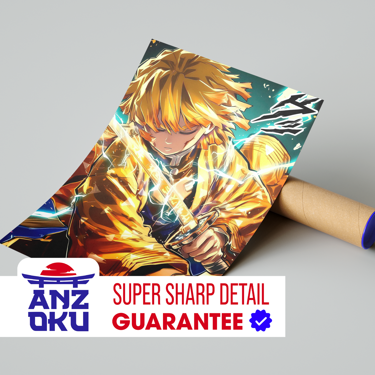 Zenitsu Thunder Poster