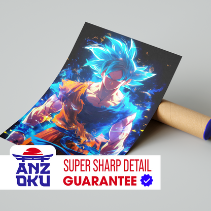 Goku Neon Poster