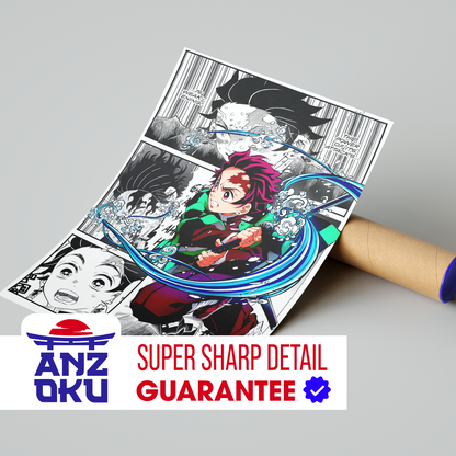 Tanjiro Manga Poster