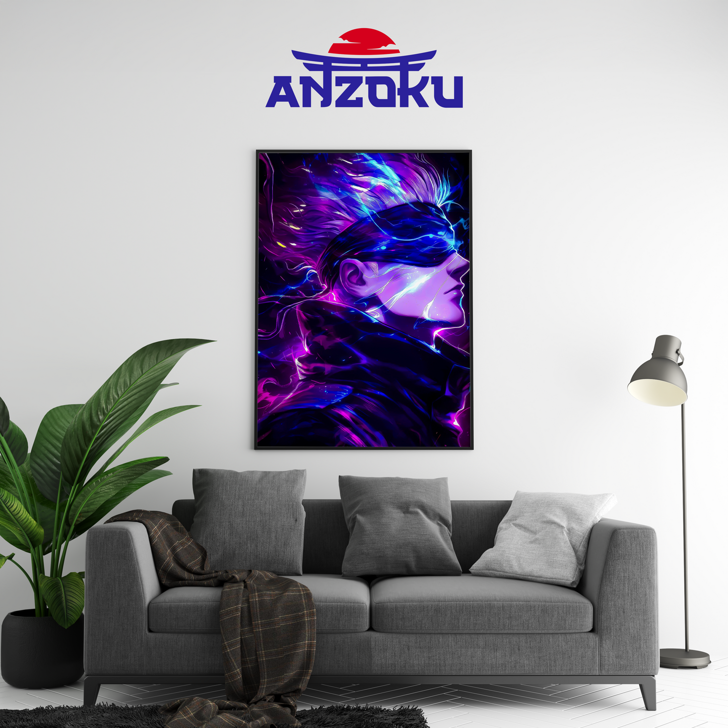 Gojo One Fire Poster