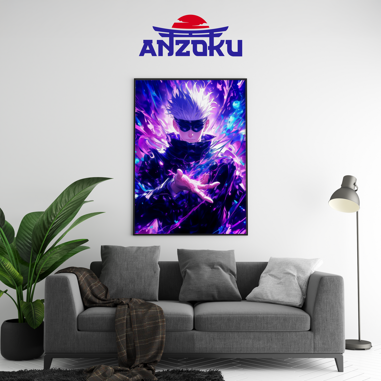 Satoru Gojo Flux Poster
