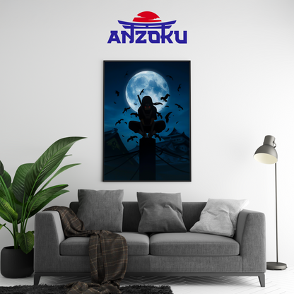 Itachi Uchiha Moon Poster