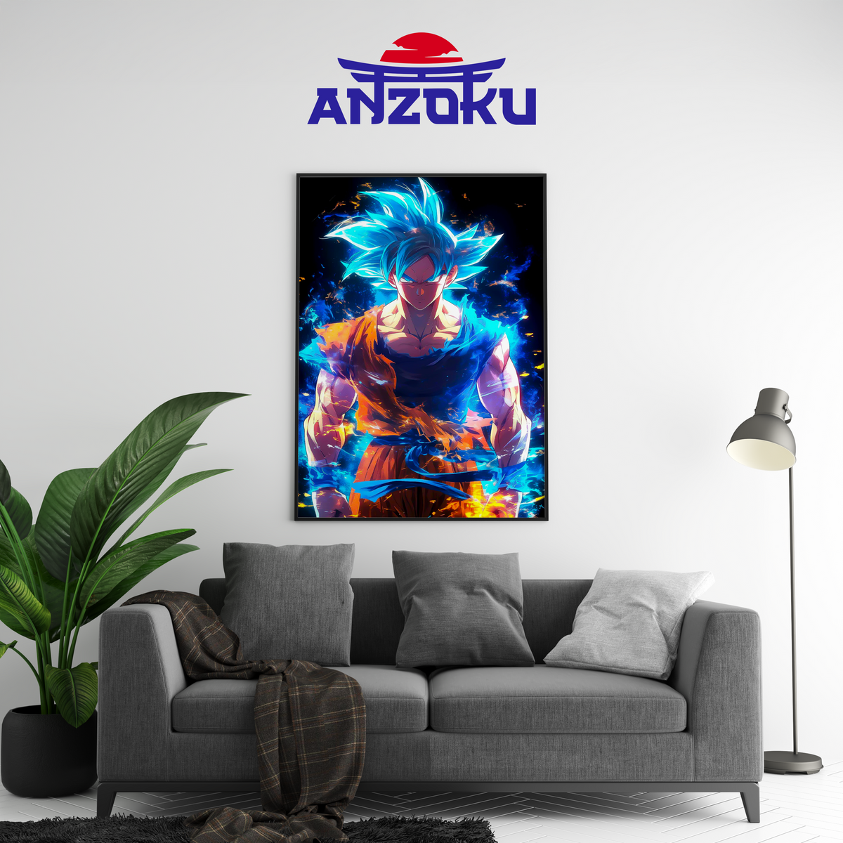 Goku Neon Poster