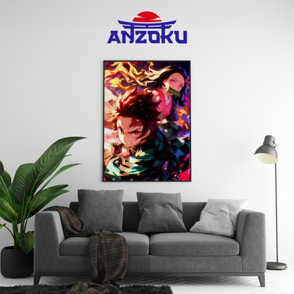 Nezuko & Tanjiro Poster