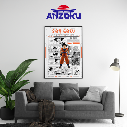 Goku Manga Poster