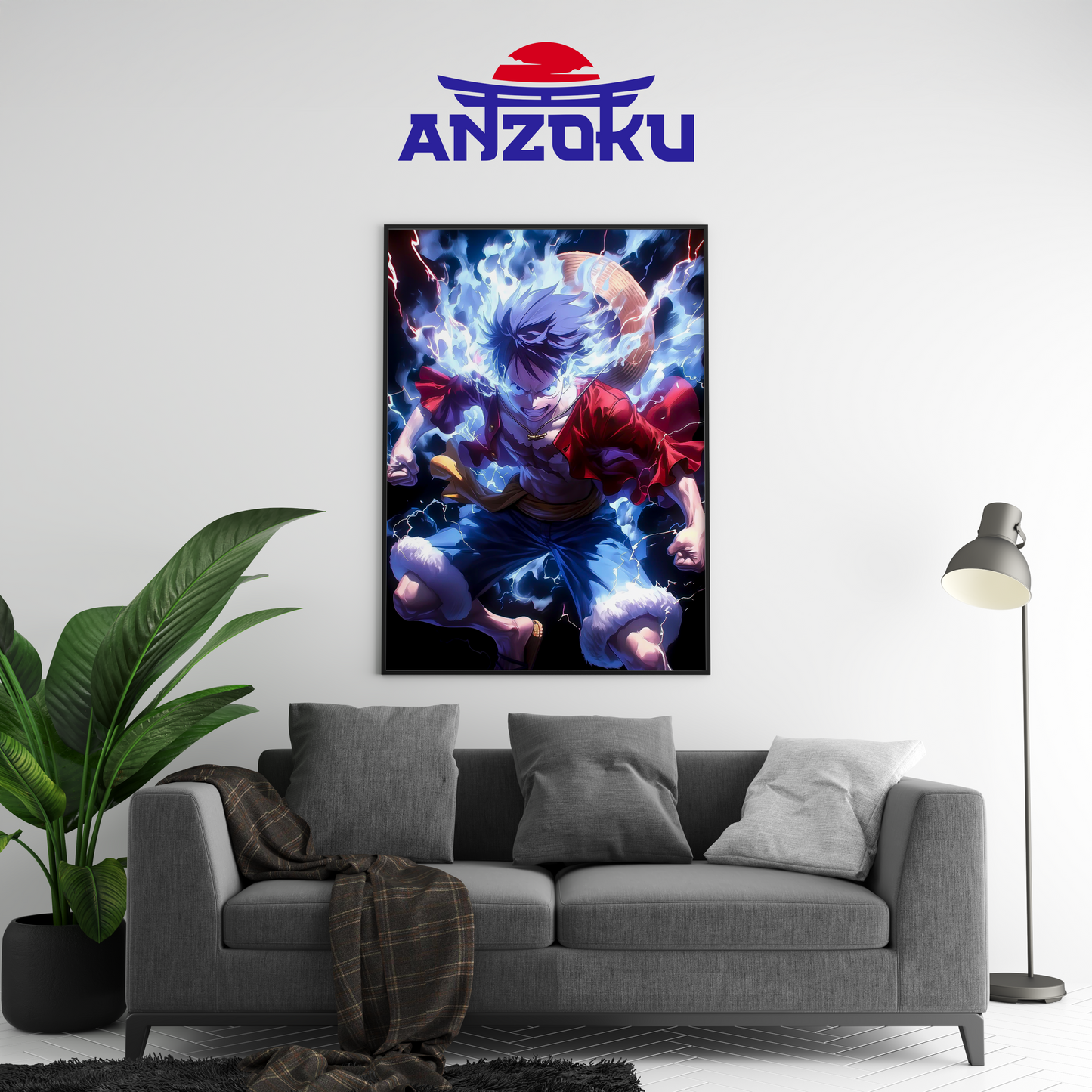Fierce Luffy Poster