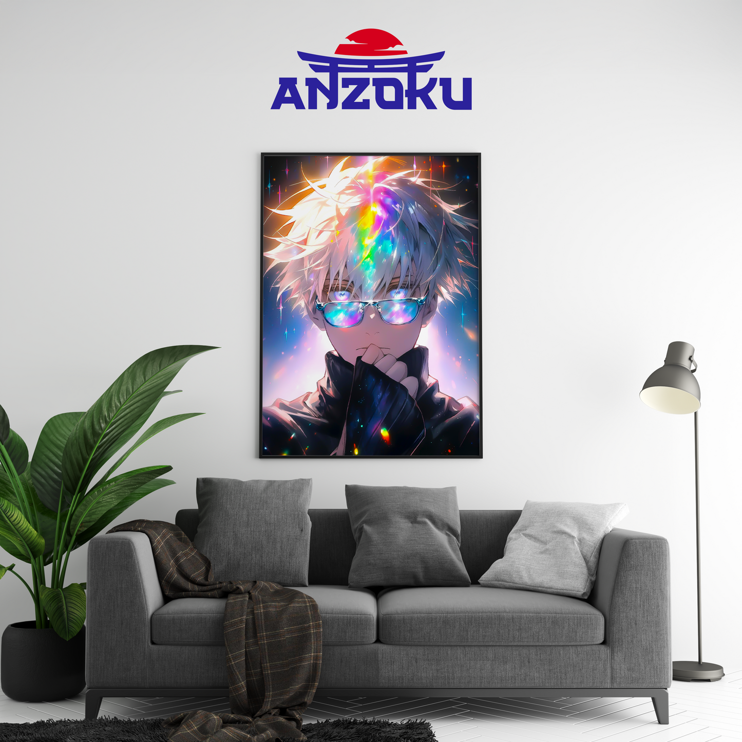 Limitless Holo Gojo Poster