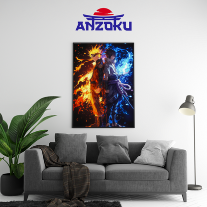 Sasuke X Naruto Poster