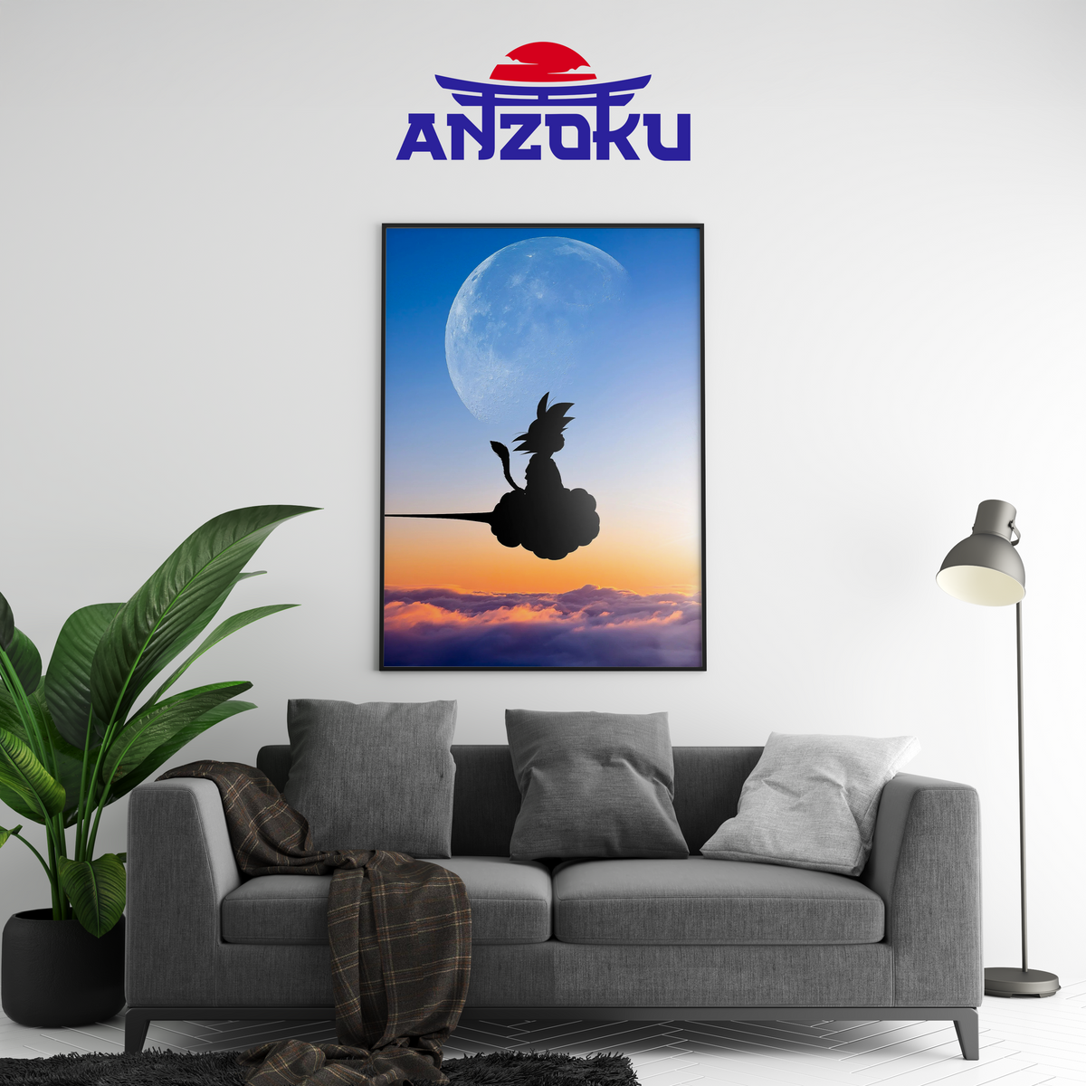 Goku Cloud Poster
