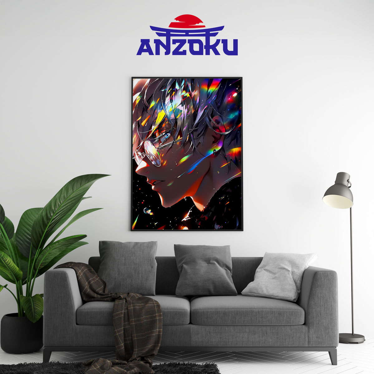 Gojo Holographic Poster