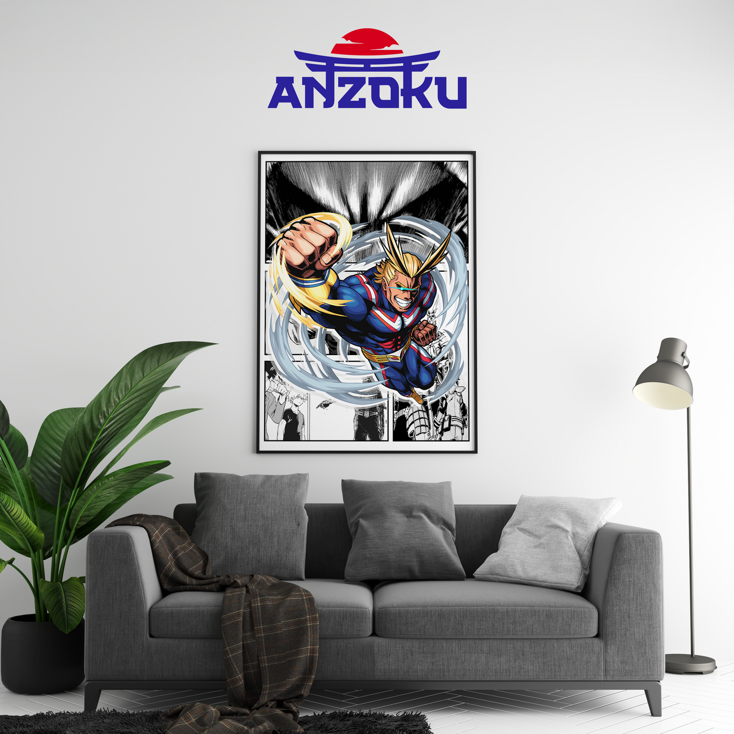 All Might Manga Poster