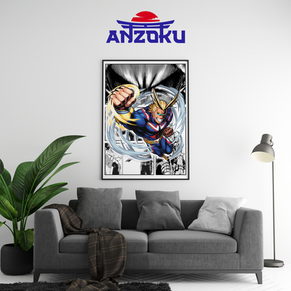 All Might Manga Poster