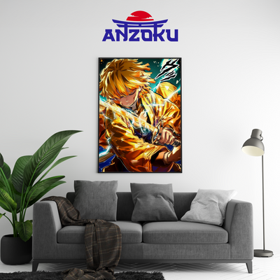 Zenitsu Thunder Poster