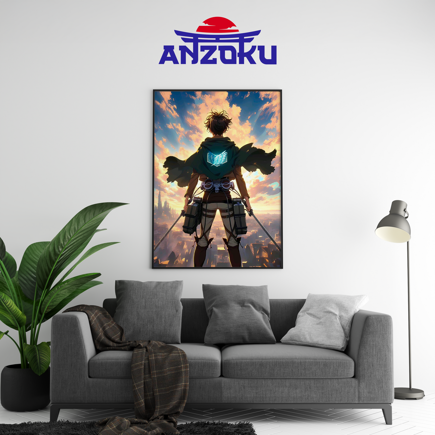 Eren Yeager Scout Poster