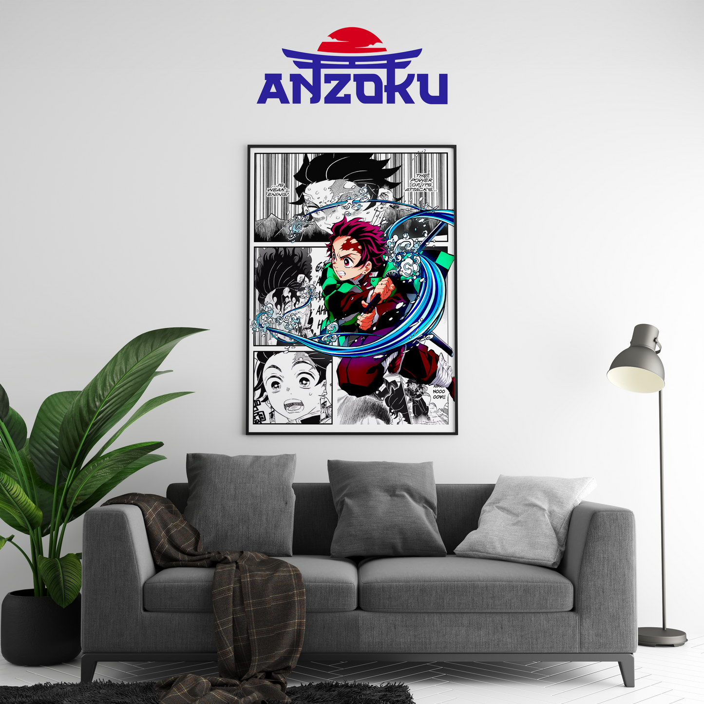 Tanjiro Manga Poster