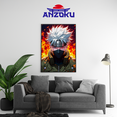 Kakasi Hatake Fire Poster
