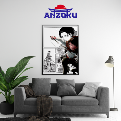 Levi Manga Poster