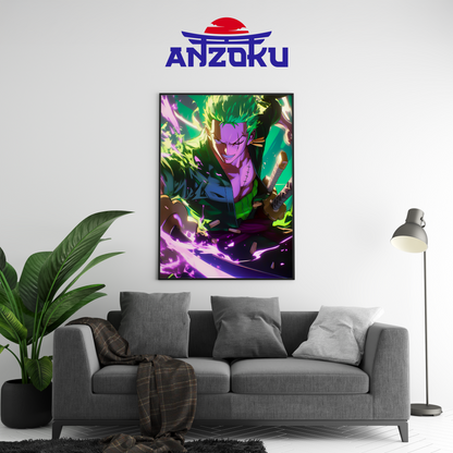 Zoro Action Poster