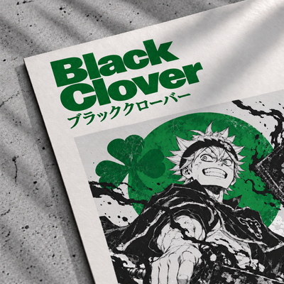 Black Clover Anime Poster