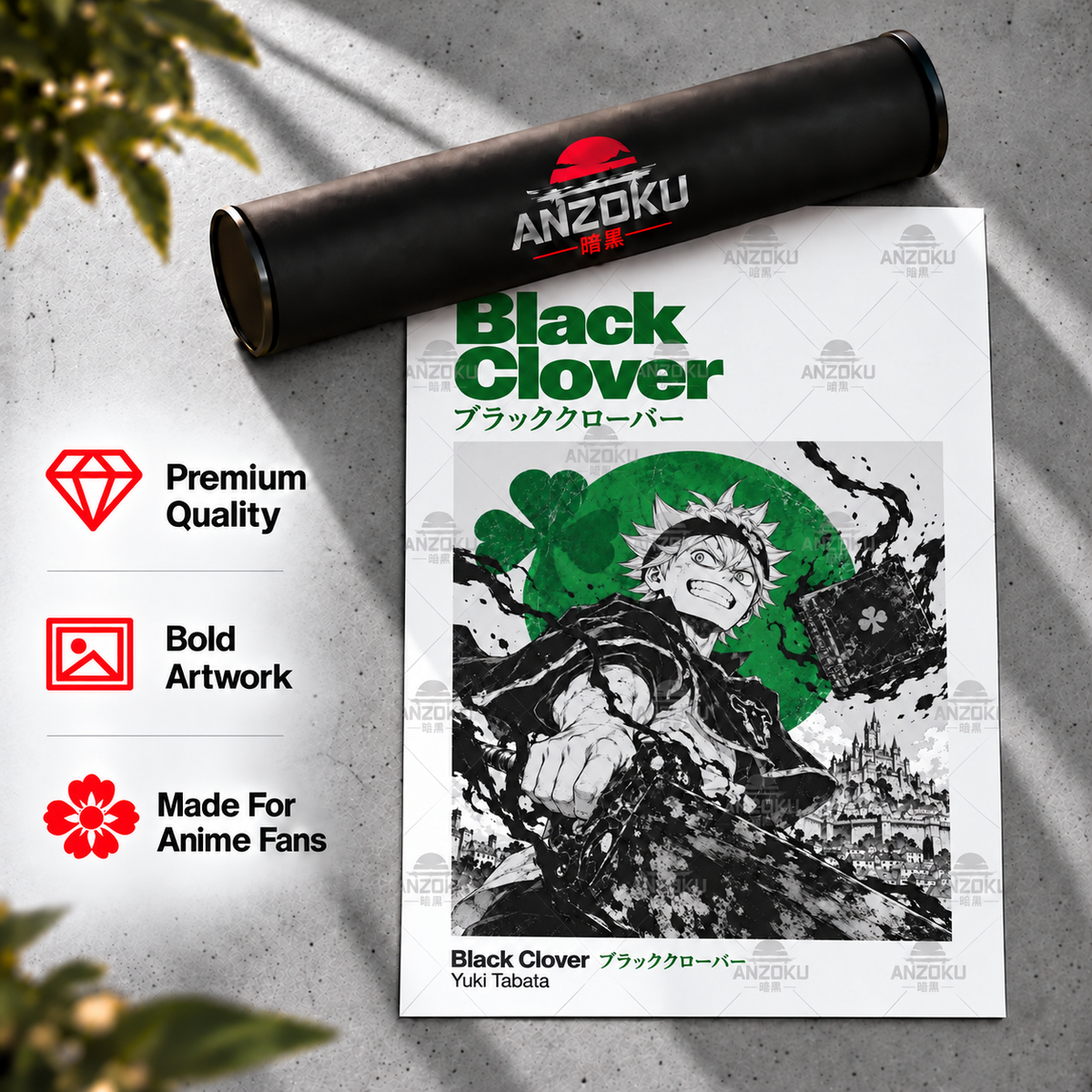 Black Clover Anime Poster