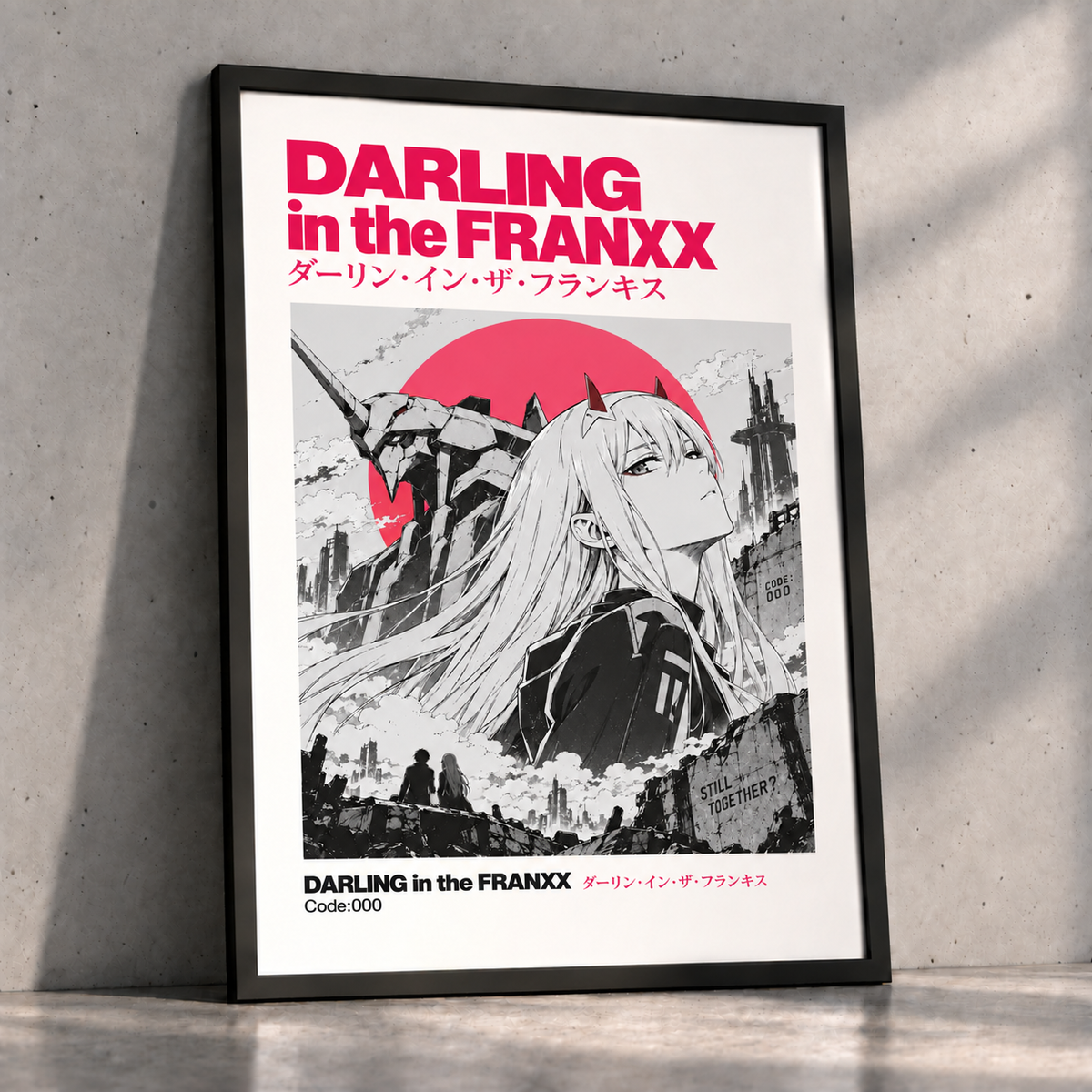 Darling in the Franxx Anime Poster